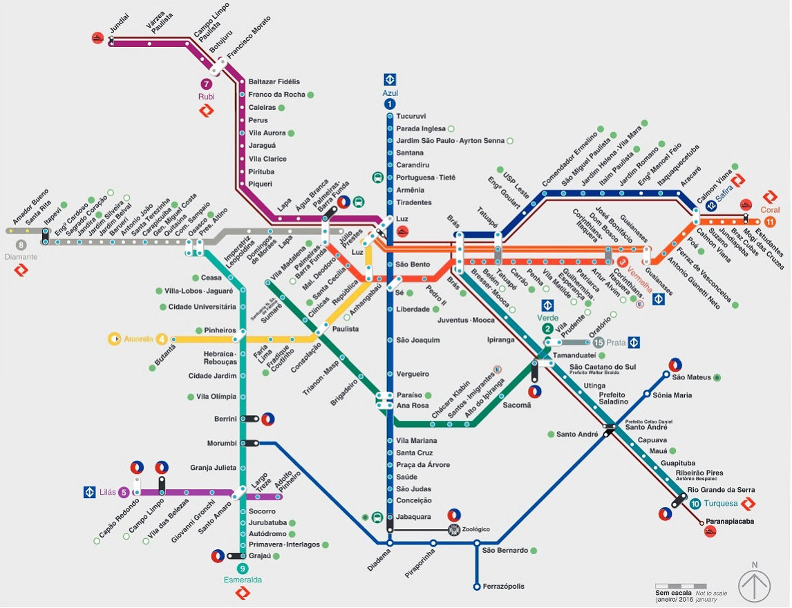 Metrô de São Paulo, Brasil (c) Ari Oliveira