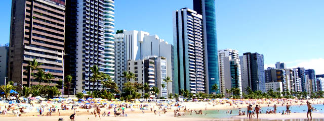 Playa Boa Viagem, Recife, Pernambuco (Nordeste de Brasil)