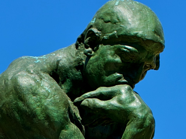 Detalhe O Pensador, Augusto Rodin (Paris) © Daniel Stockman / CC