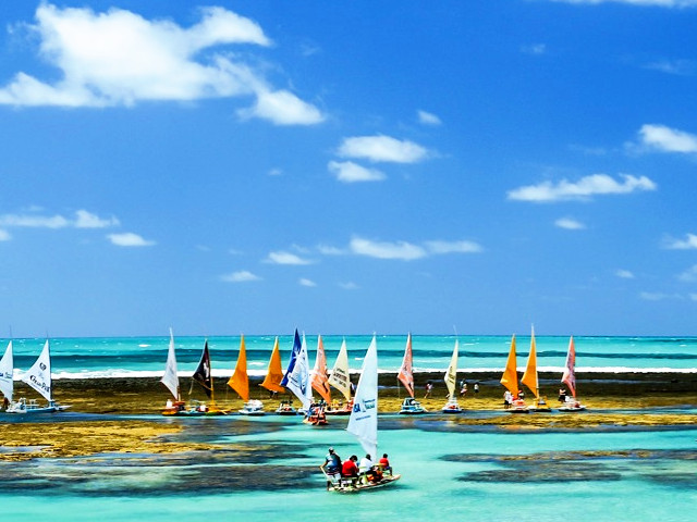 Porto de Galinhas, Litoral Sul, Pernambuco © EMBRATUR, ilustração Porto de Galinhas, Litoral Sul, Pernambuco © EMBRATUR, ilustração