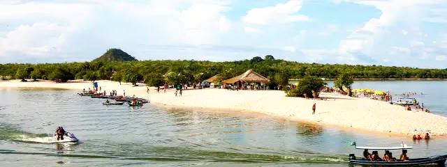 Álter do Chão, Pará © / Ilustração, en Playas de Brasil