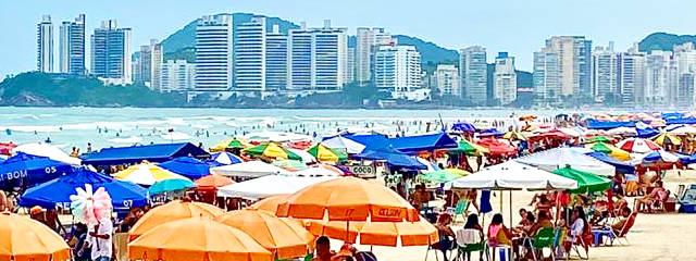 Vistazo de Guarujá, estado São Paulo © / Ilustración