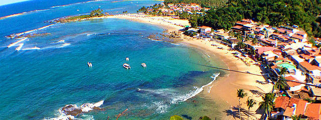 Playa Morro de São Paulo en Playas de Brasil