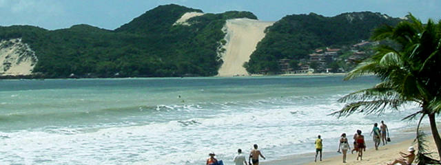 Playa Ponta Negra (Natal, Rio Grande do Norte) en Playas de Brasil